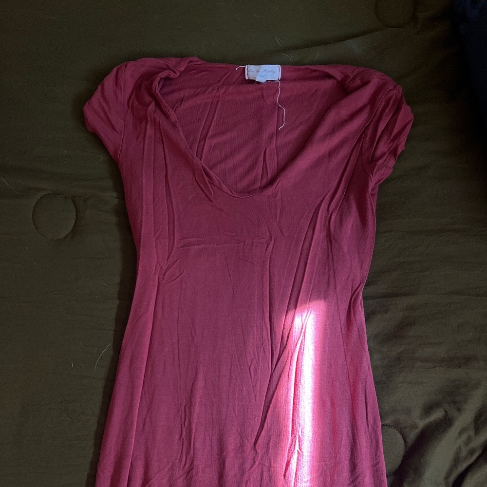 See you Monday tight maxi dress